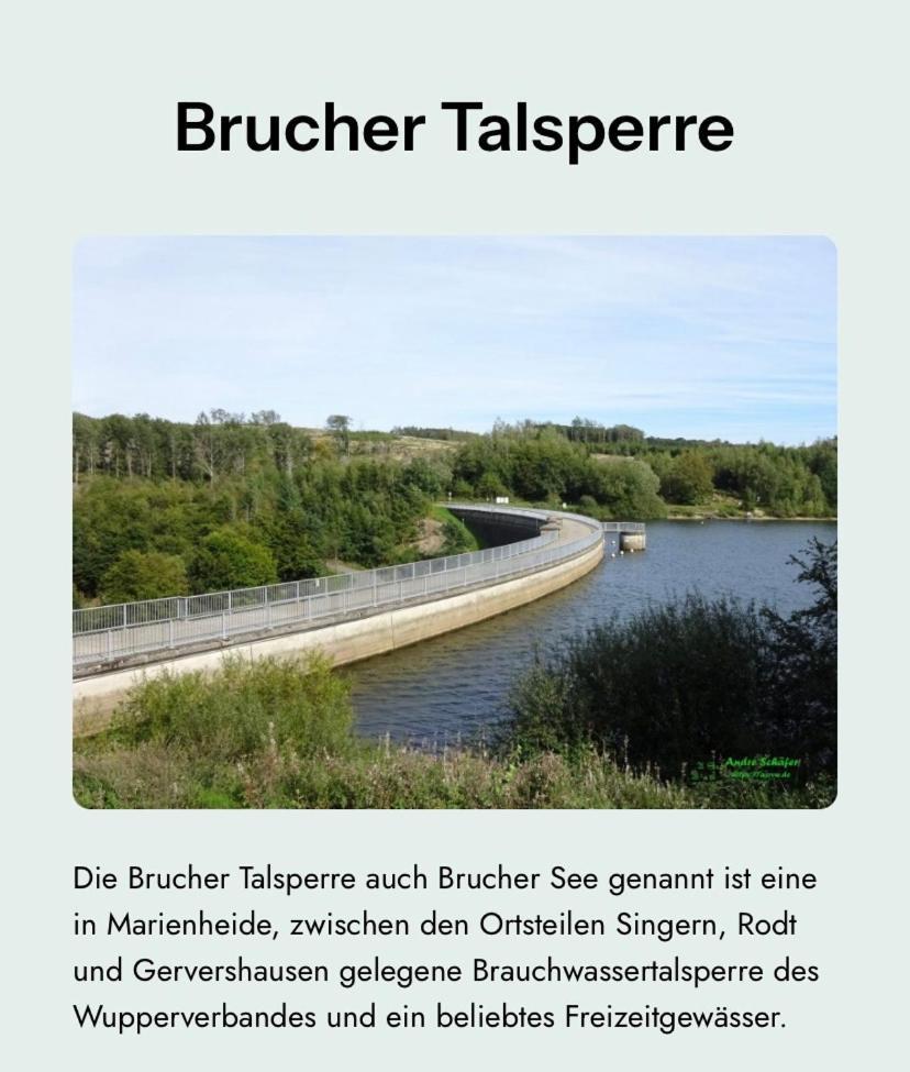 Bruchersee-Gummersbach Nord Маріенхайде Екстер'єр фото